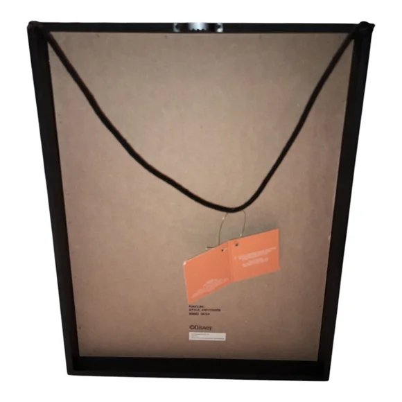 Mickey Mouse Halloween Skeleton Trick or Treat Wall Art - Black Frame NWT. - Picture 6 of 11